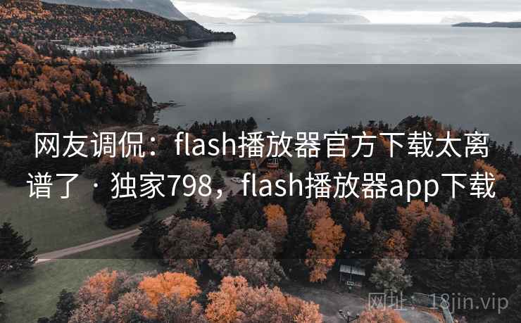网友调侃：flash播放器官方下载太离谱了 · 独家798，flash播放器app下载