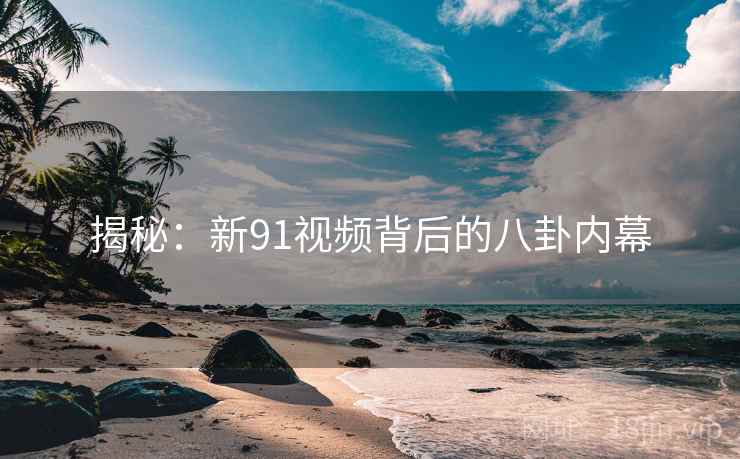 揭秘：新91视频背后的八卦内幕